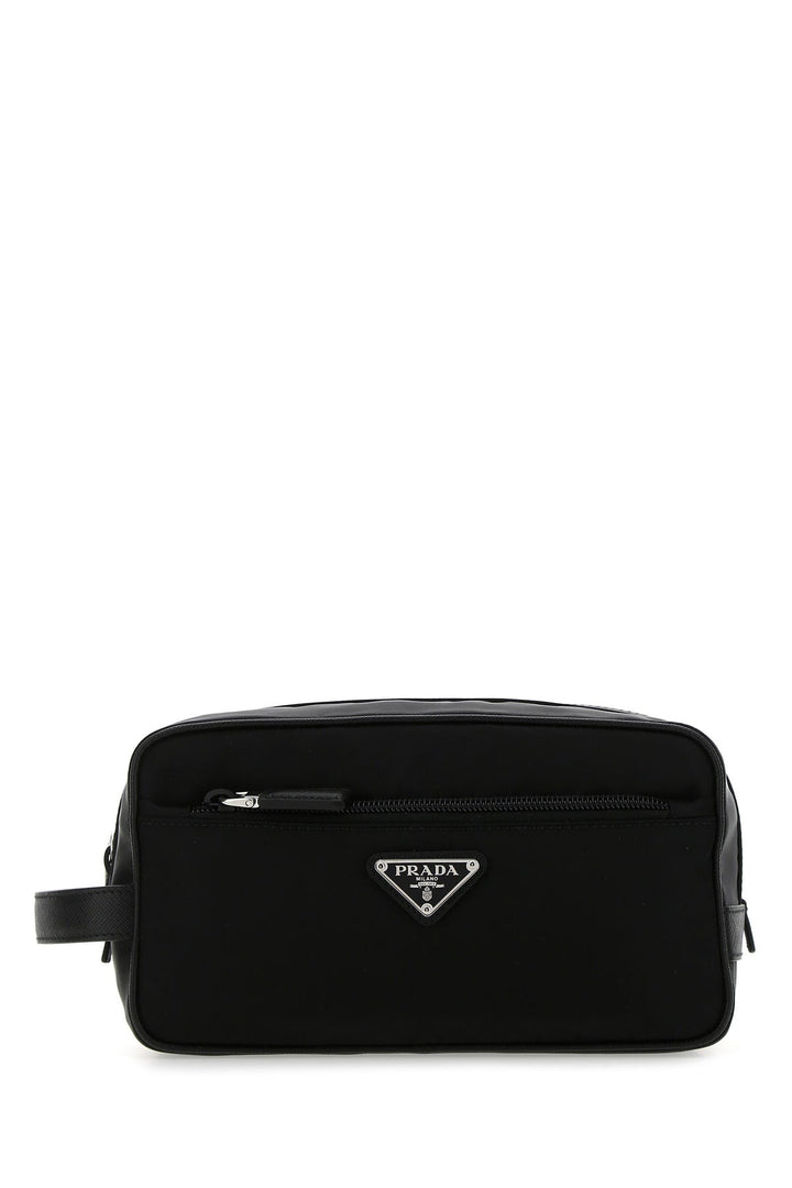 Black Re-Nylon beauty case