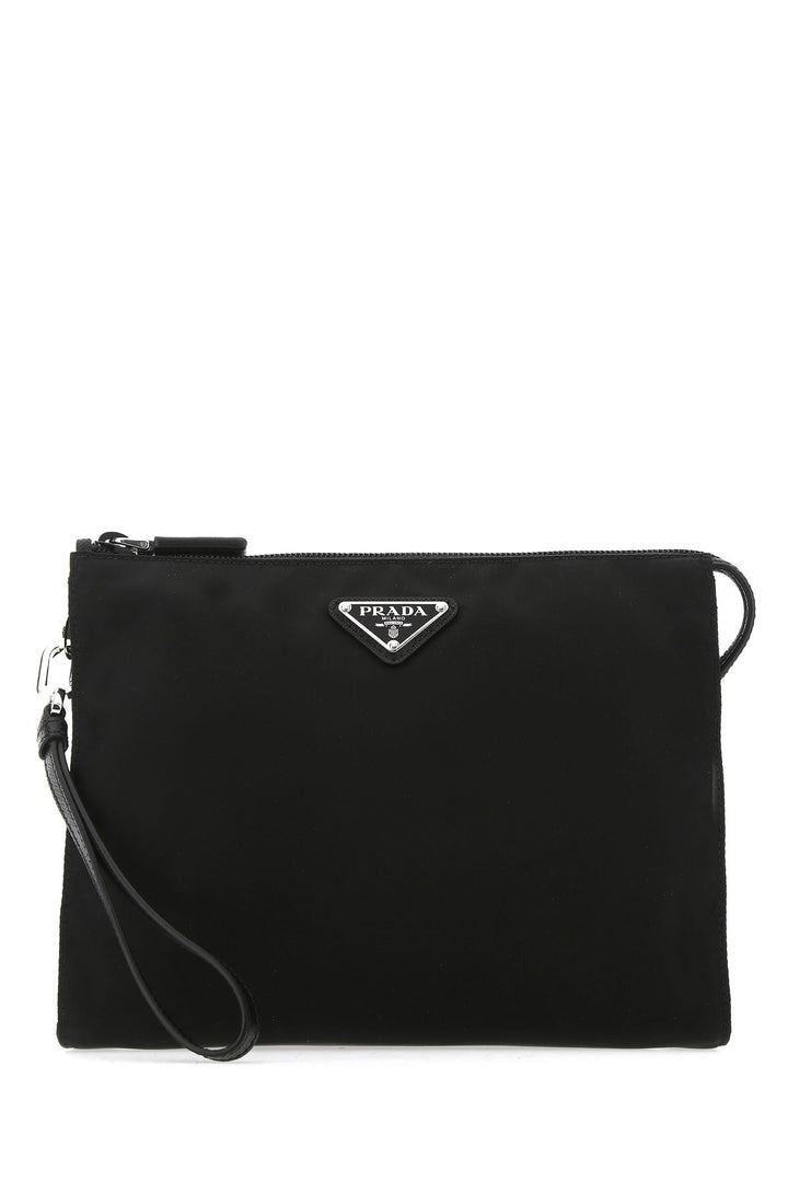 Black Re-nylon clutch