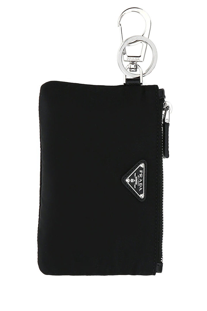 Black nylon key ring