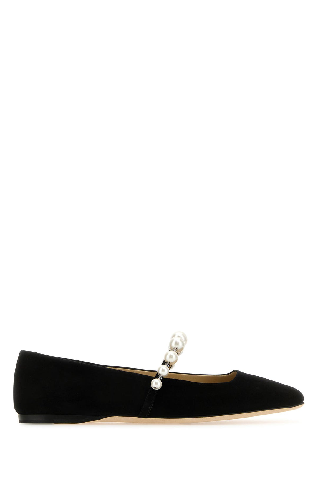 Black suede Ade ballerinas