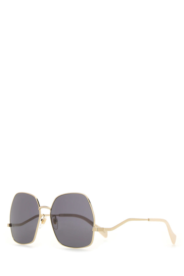 Gold metal sunglasses