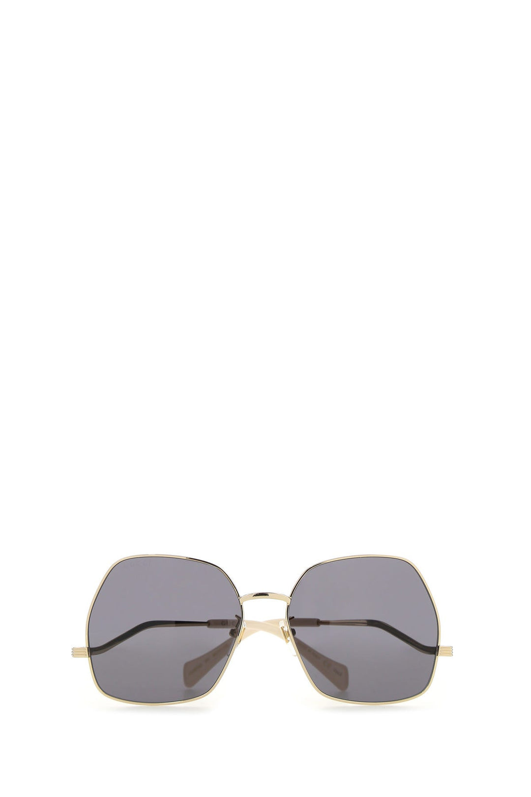 Gold metal sunglasses