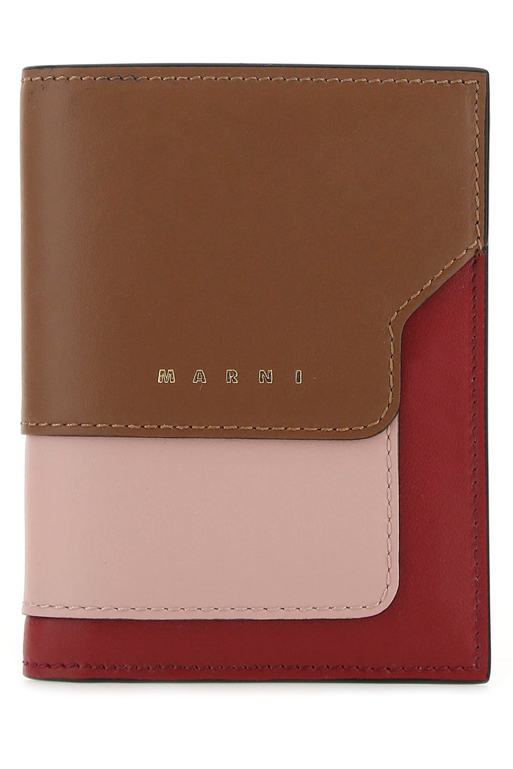 Multicolor leather wallet