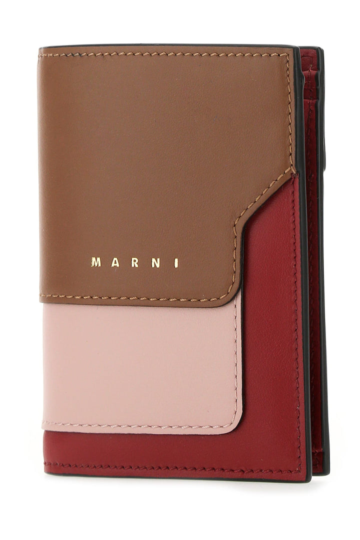 Multicolor leather wallet