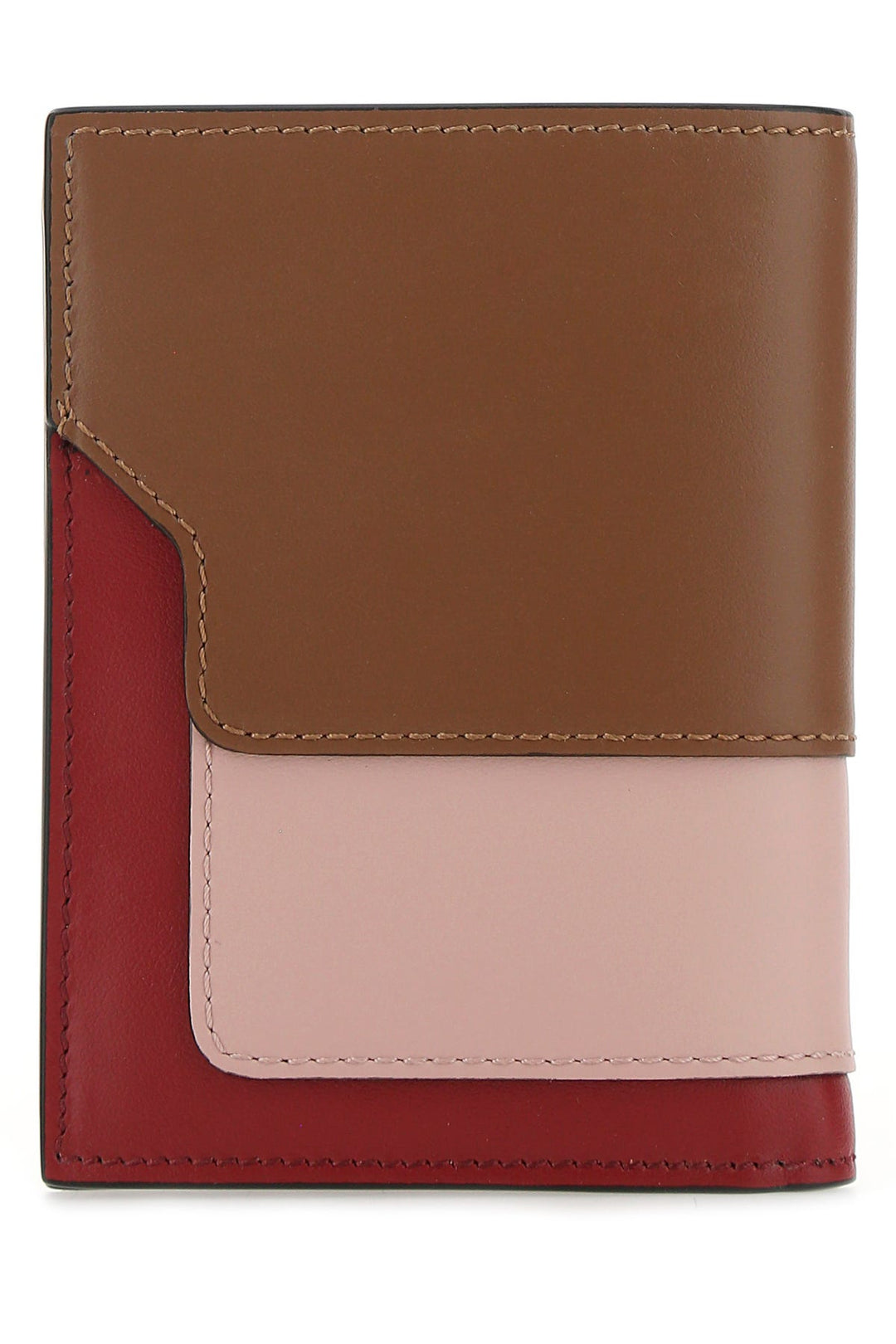 Multicolor leather wallet