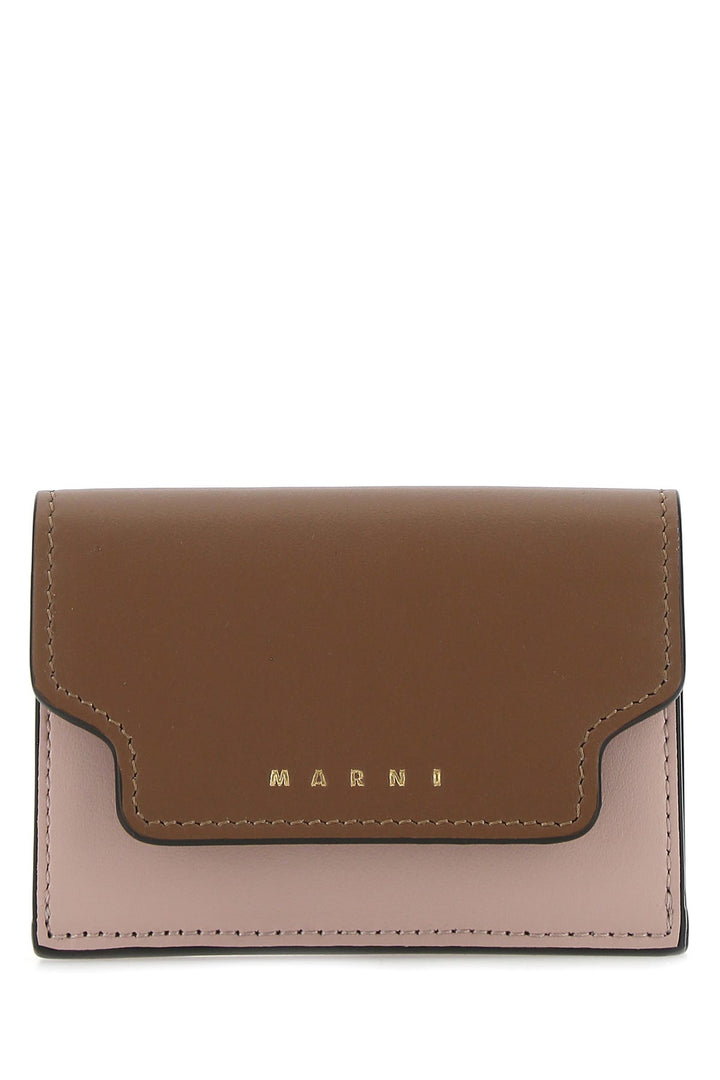 Multicolor leather wallet