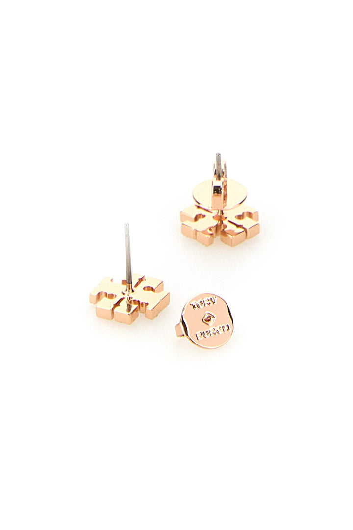 Rose gold metal earrings