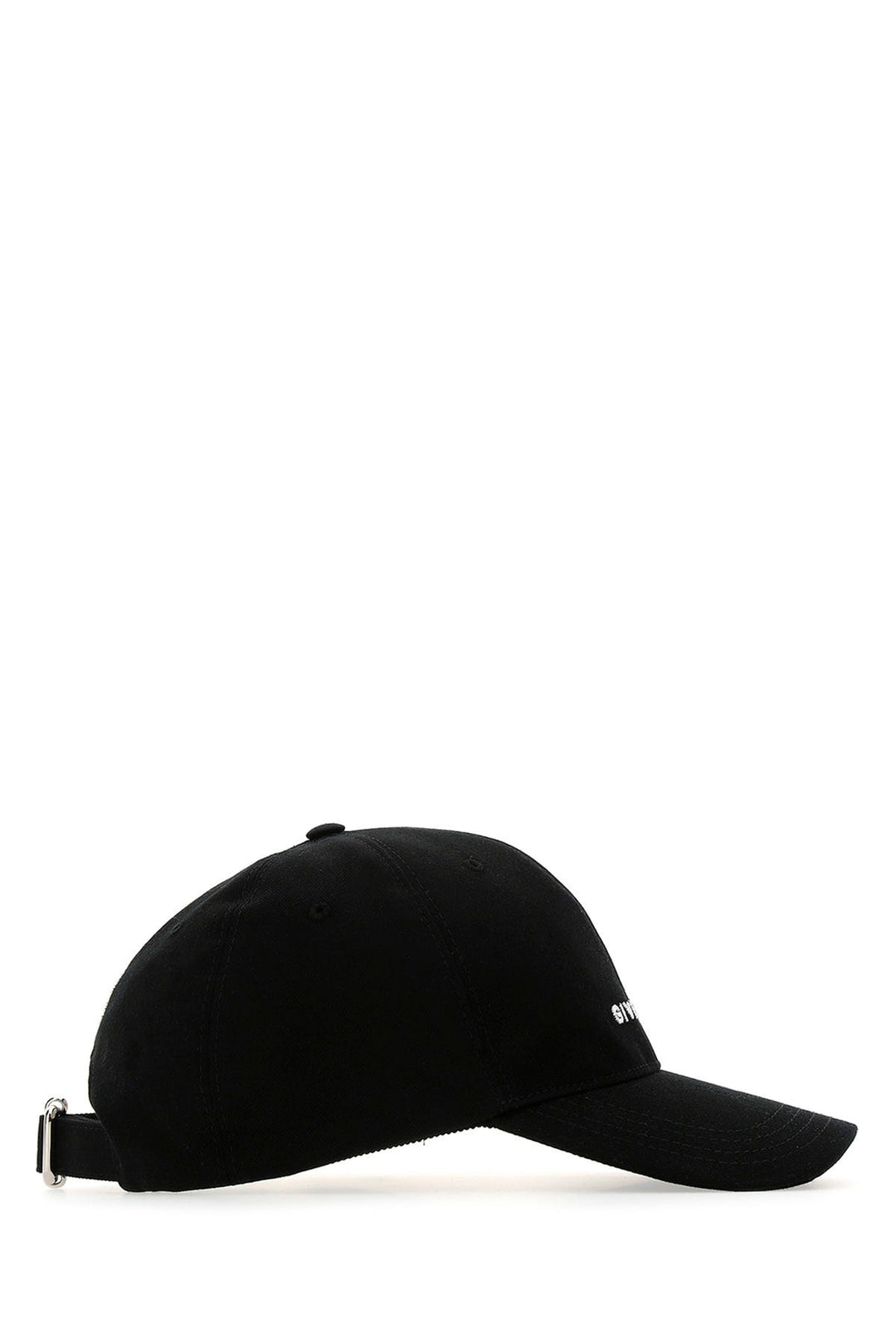 Black cotton baseball cap