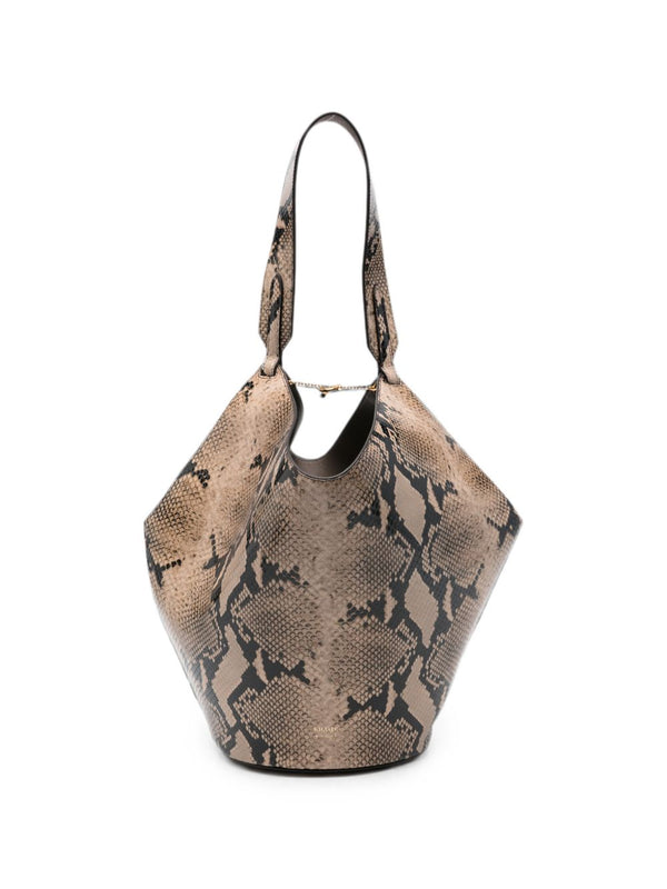 Lotus Small Leathet Bucket Bag