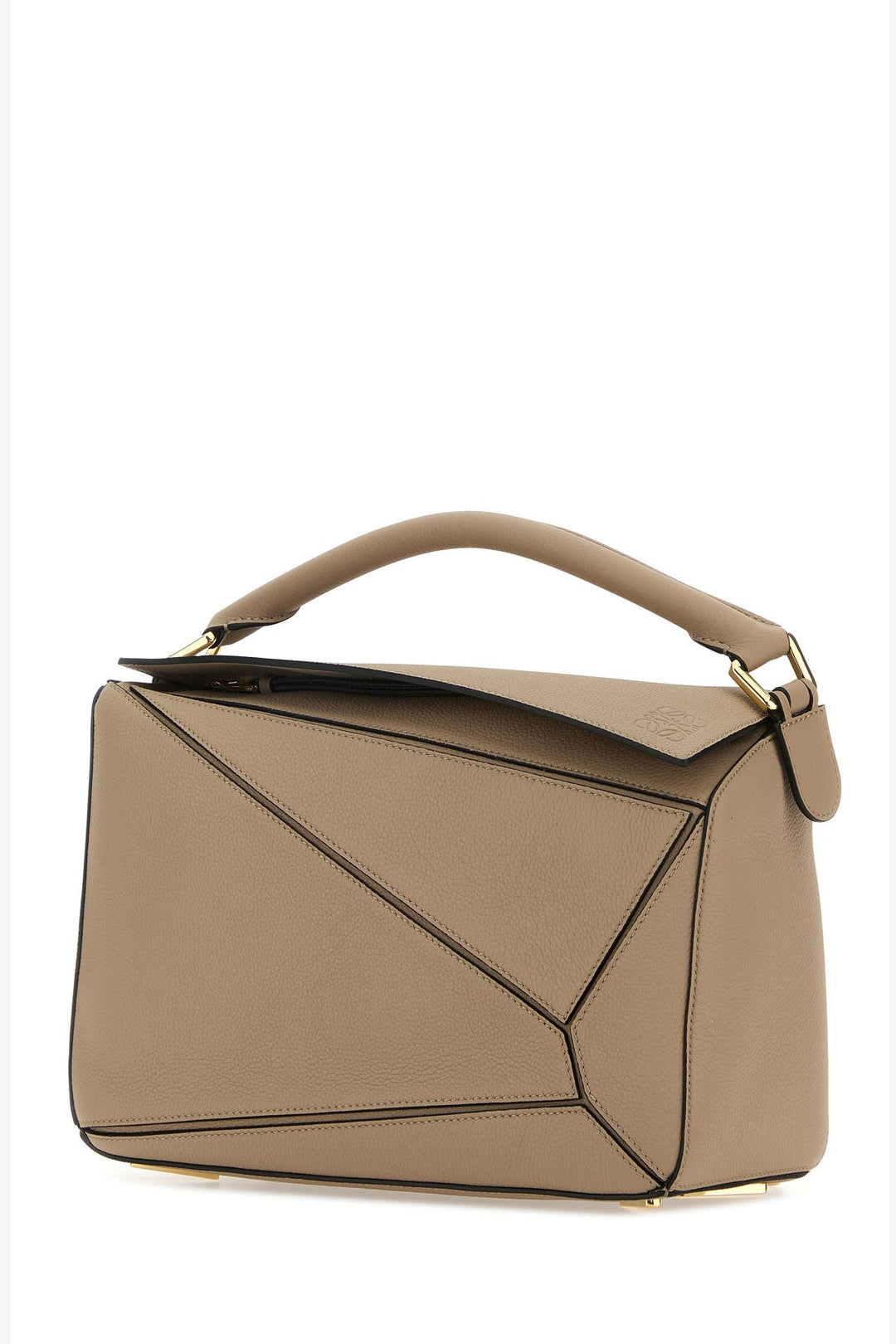 Cappuccino leather small Puzzle handbag