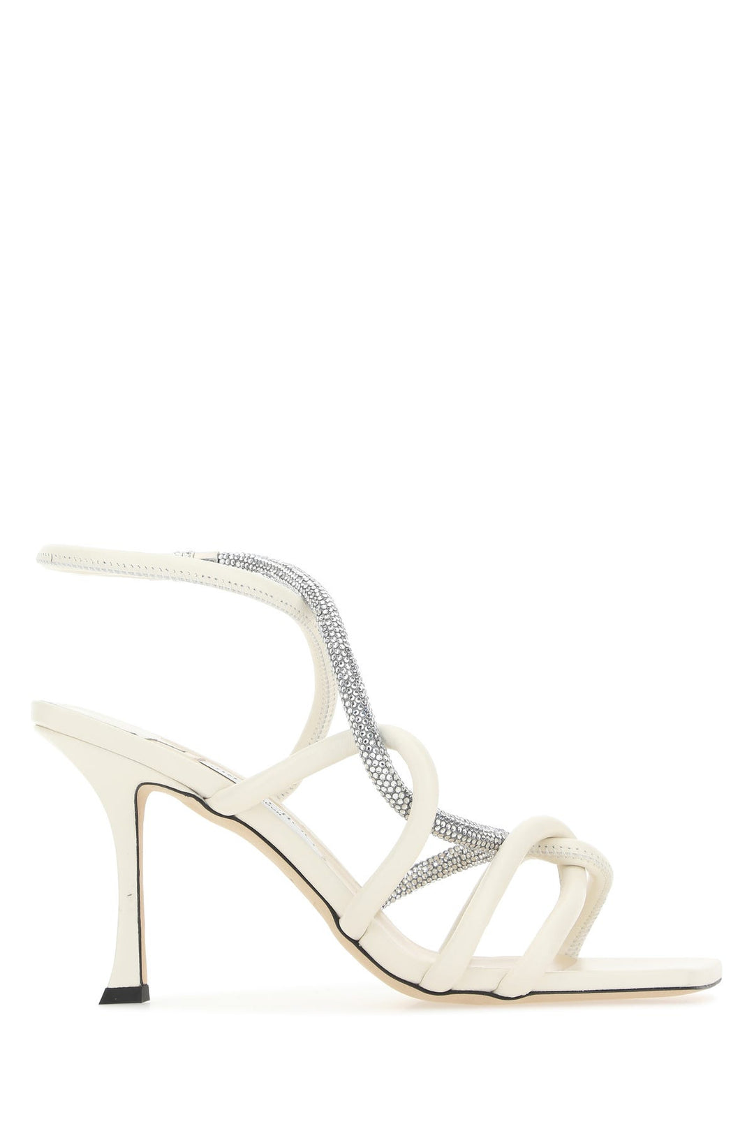 Ivory leather Lonnie 90 sandals