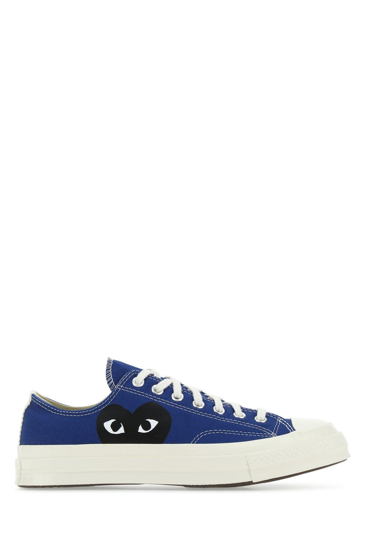 Blue canvas Comme Des GarÃ§ons X Converse sneakers