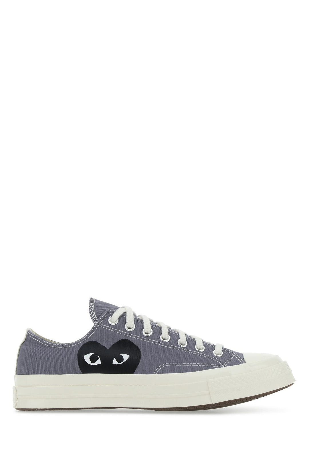 Dark grey canvas Comme Des GarÃ§ons X Converse sneakers