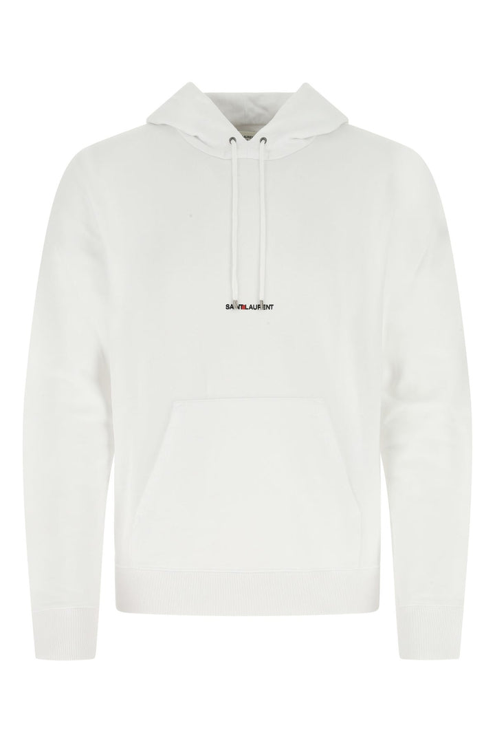 White cotton sweatshirt