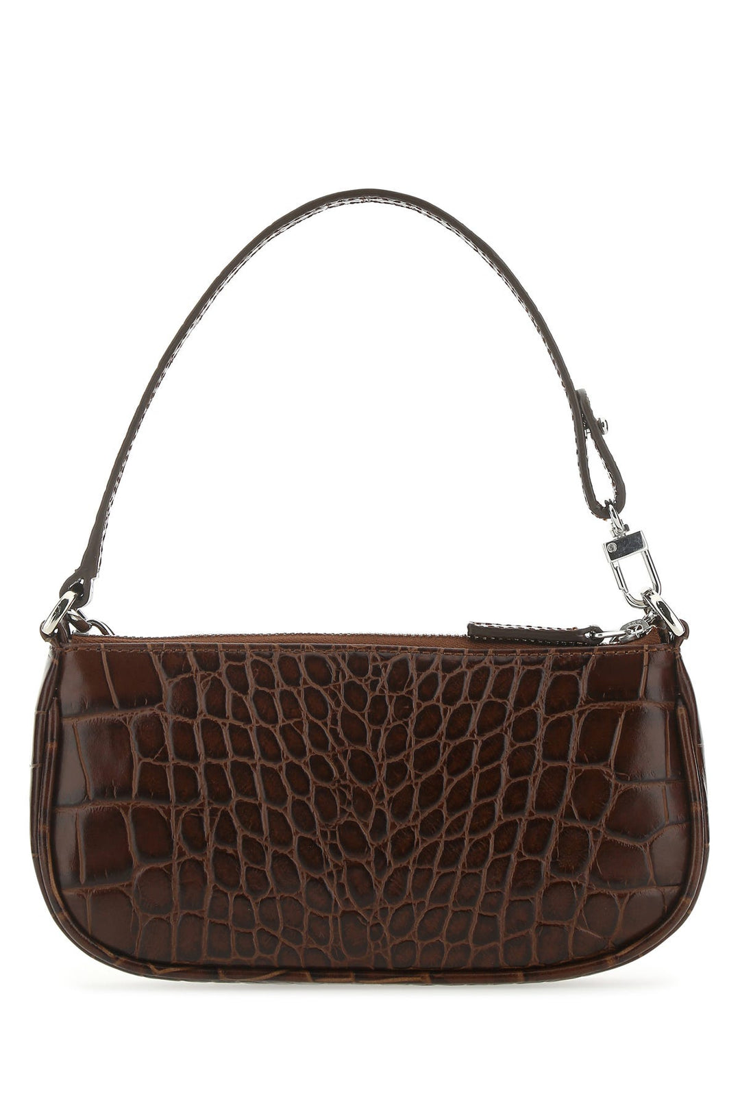 Chocolate leather mini Rachel handbag