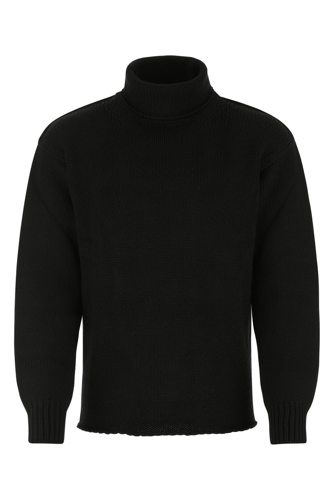 Black wool blend sweater