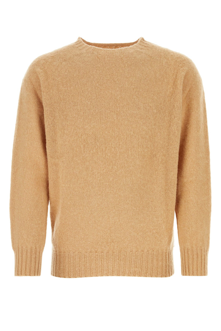 Biscuit wool sweater