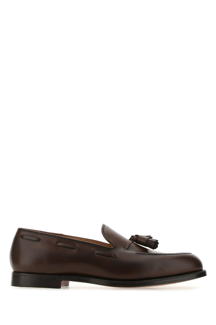 Chocolate leather Cavendish 2 loafers