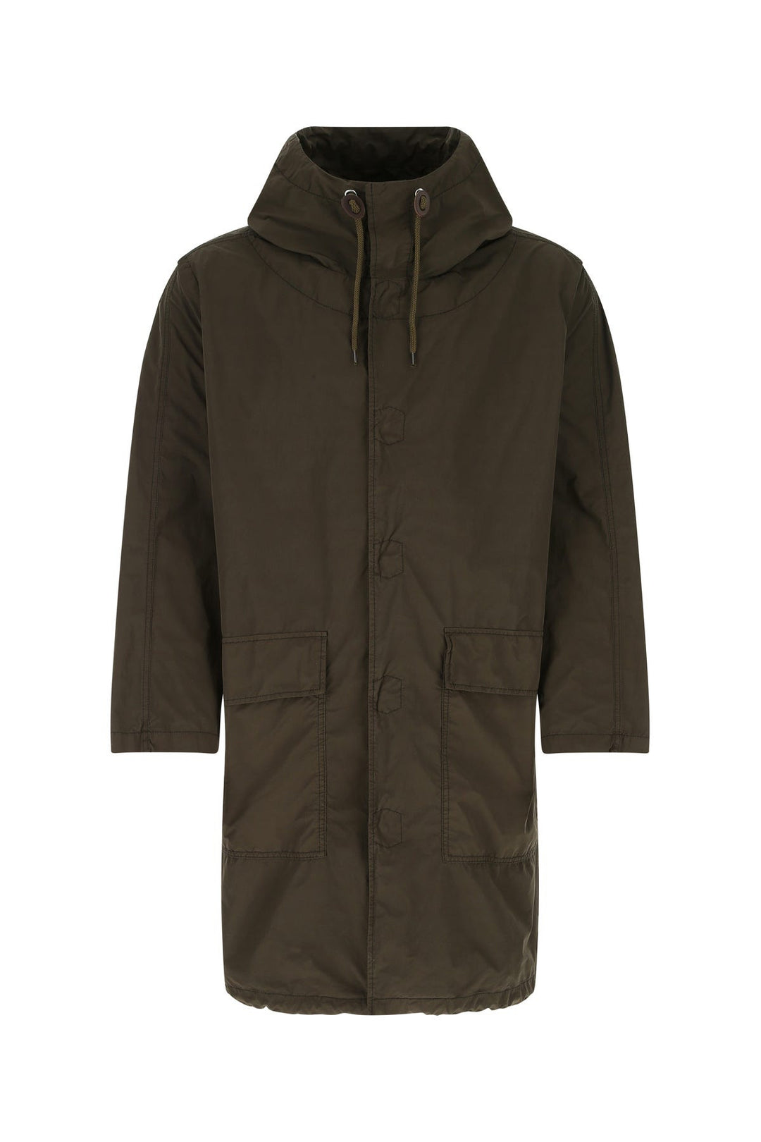 Mud polyester blend parka