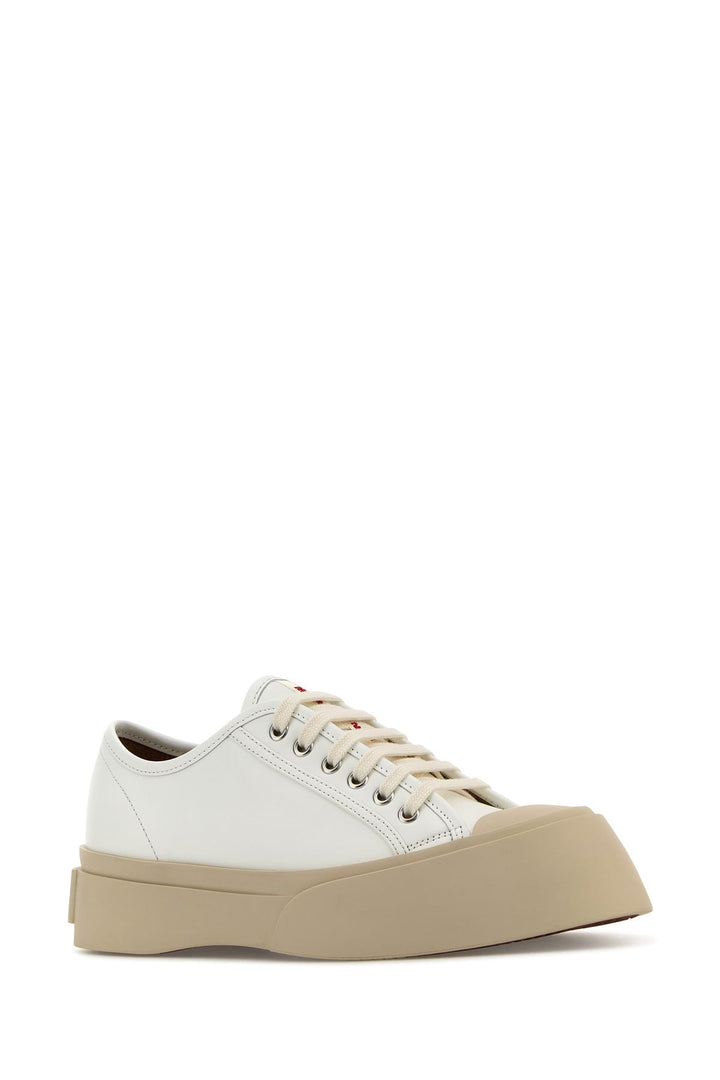 White leather Pablo sneakers