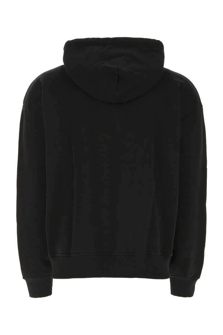 Black cotton sweatshirt