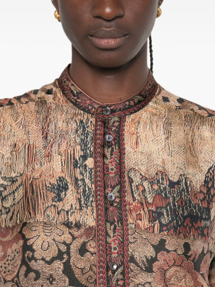 Pierre Louis Mascia Shirts - BROWN | a3619bb41bab98696d20e3ca8df3b38642db3f90