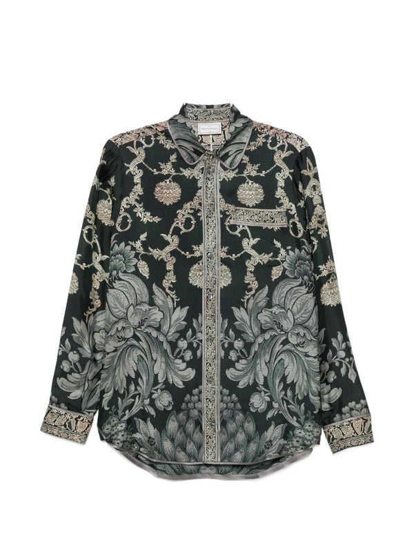 Printed Silk Shirt