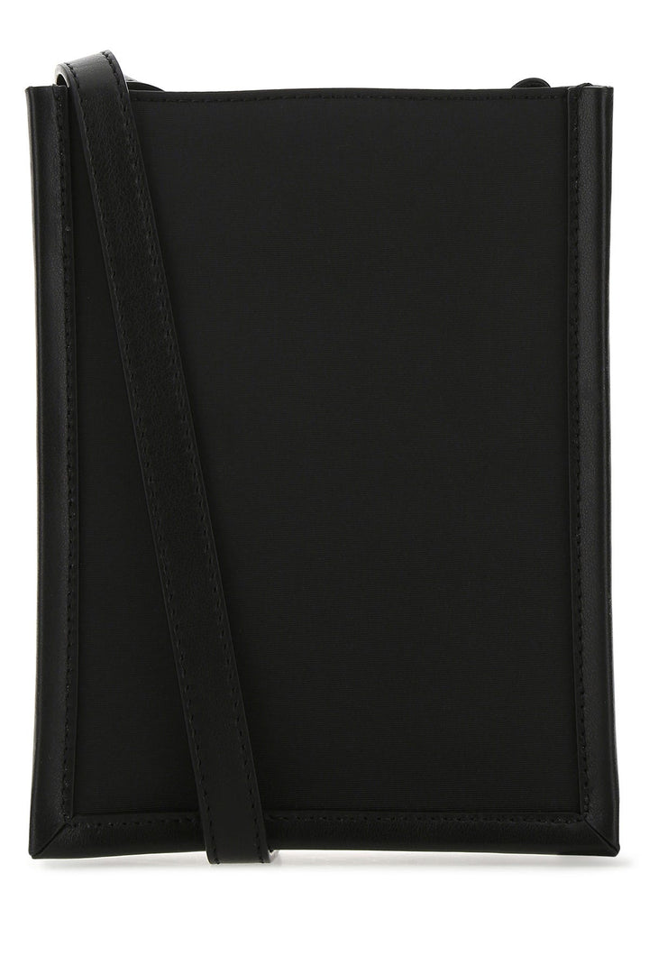 Black fabric mini Edge crossbody bag