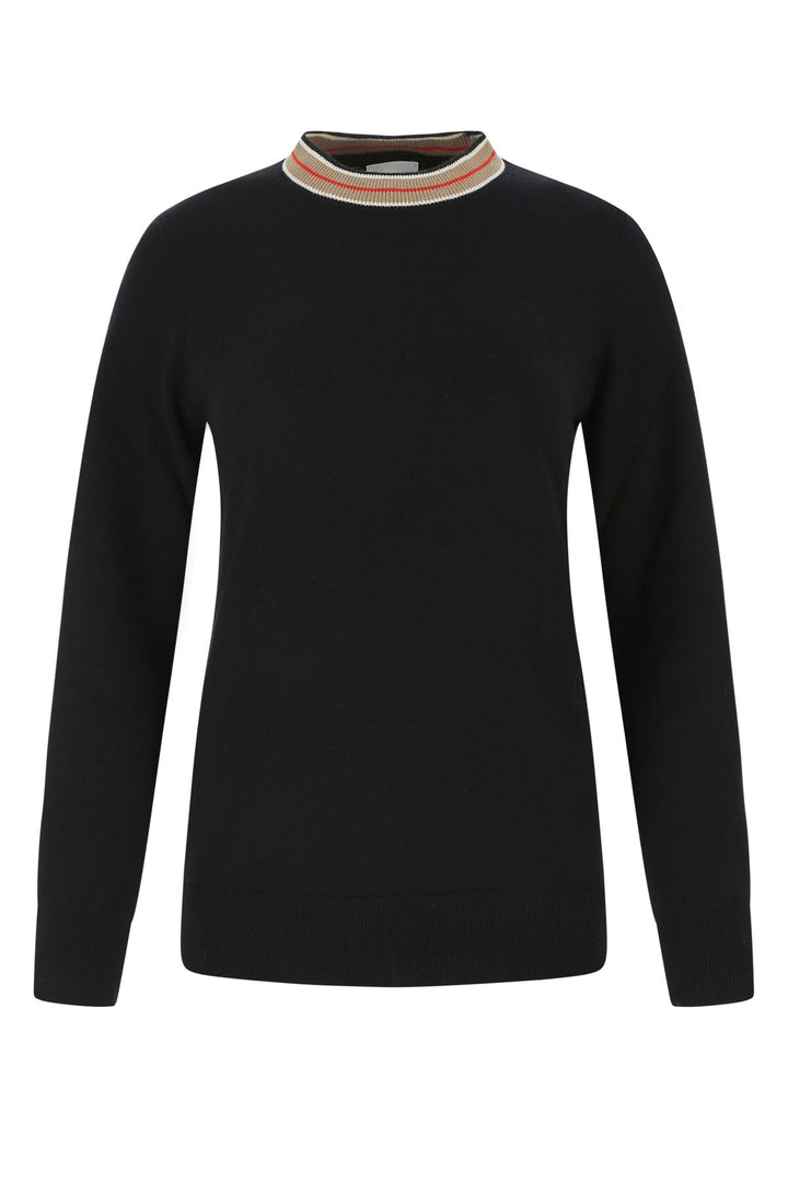 Black cashmere sweater