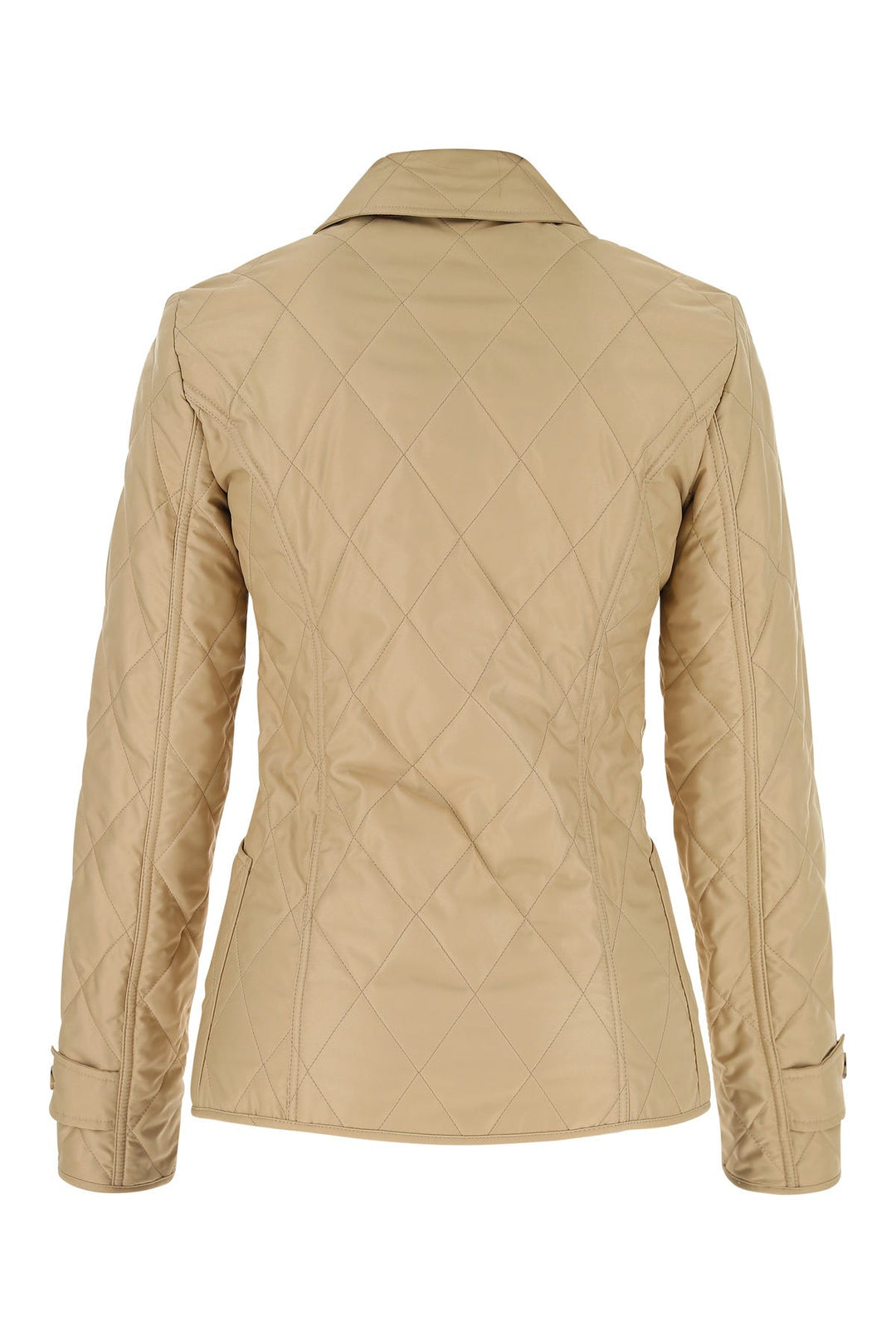 Beige polyester jacket