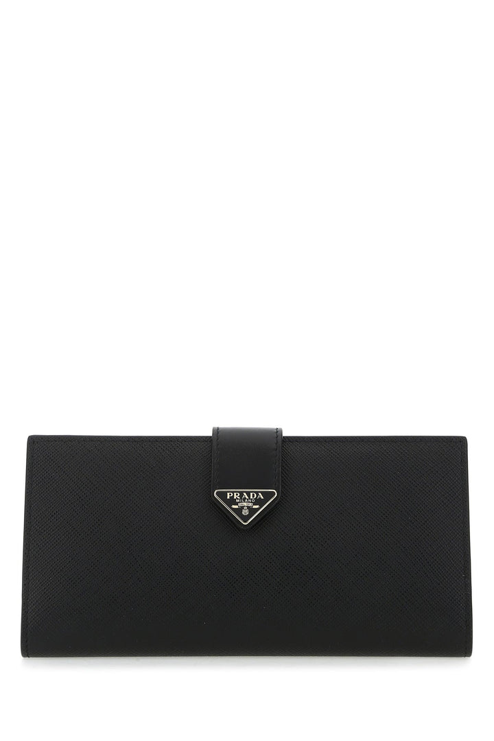 Black leather wallet