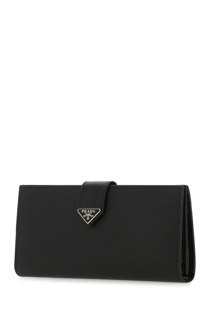 Black leather wallet