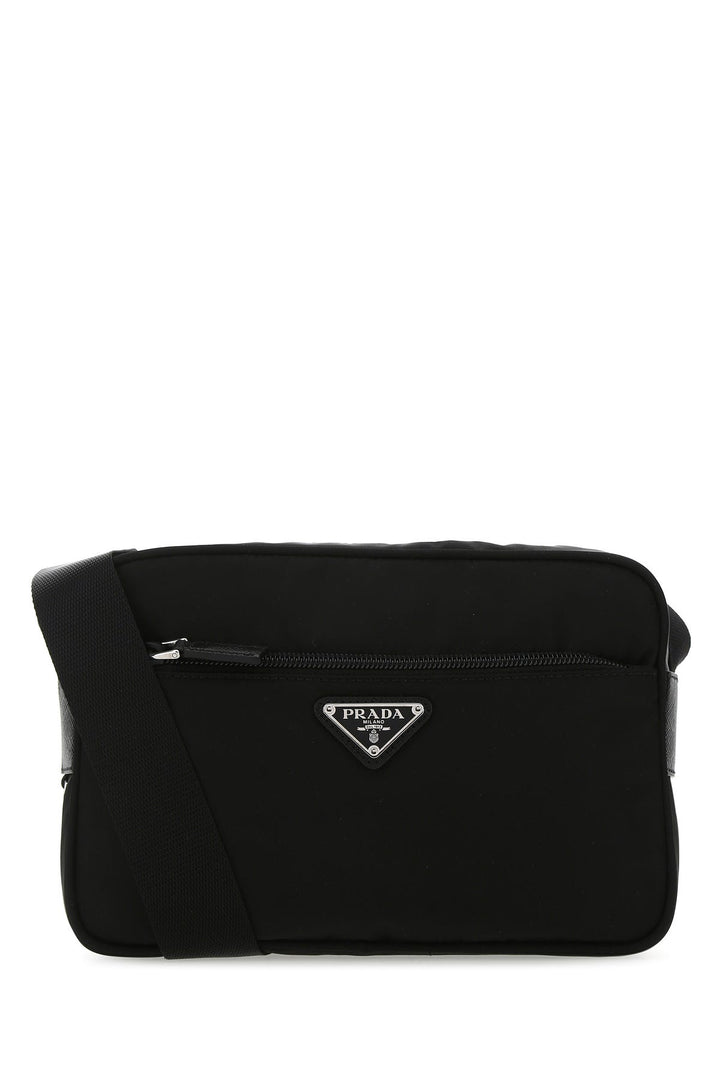 Black Re-Nylon crossbody bag