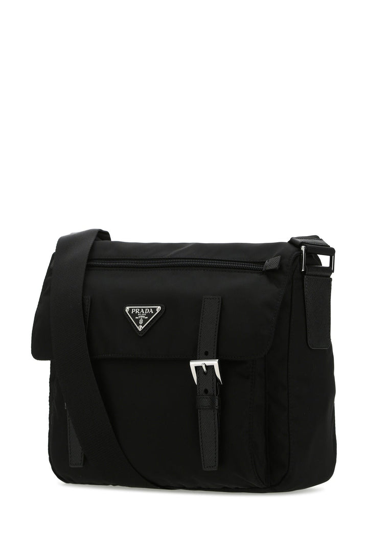 Black Re-Nylon crossbody bag