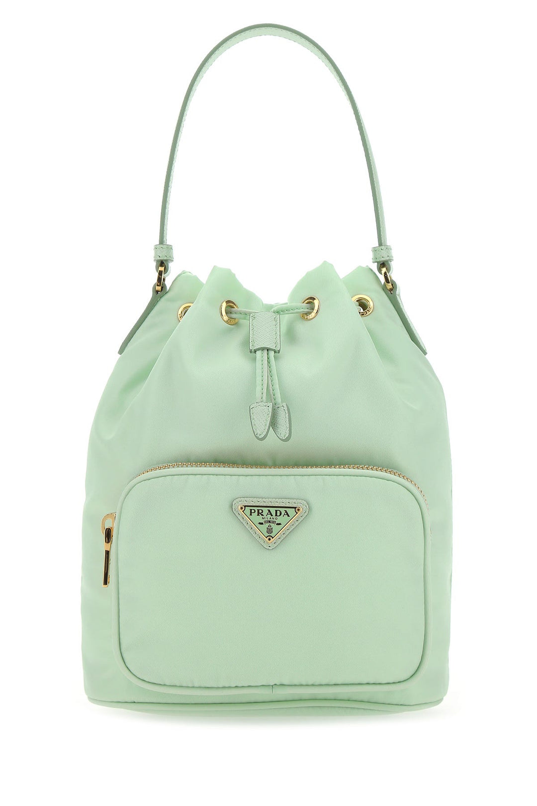 Pastel green Re-nylon bucket bag