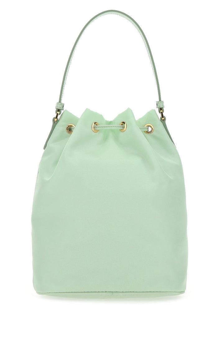 Pastel green Re-nylon bucket bag