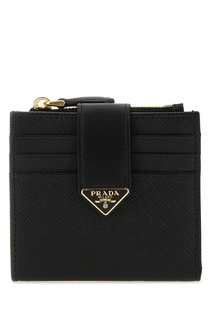 Black leather wallet