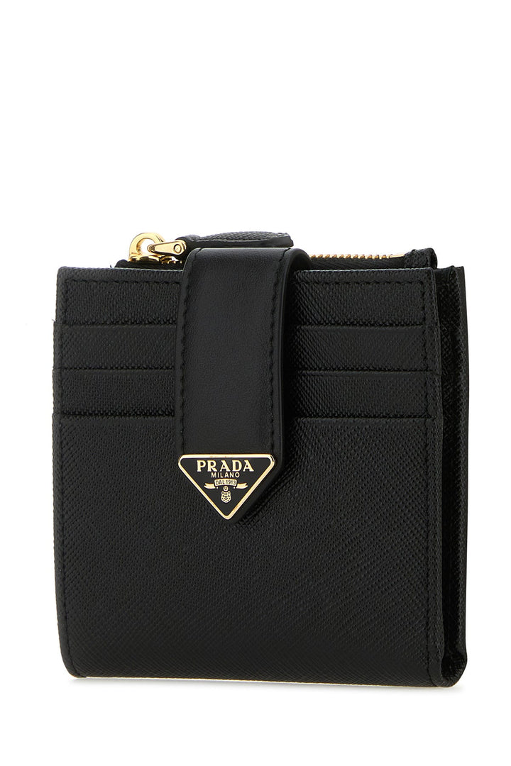 Black leather wallet