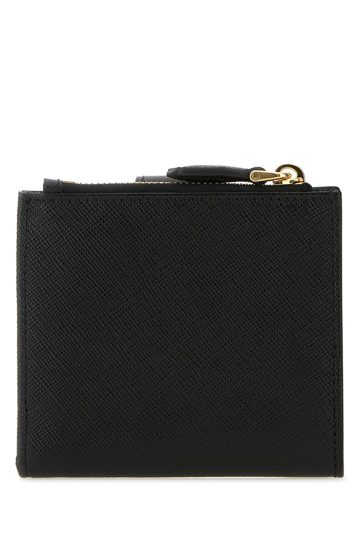 Black leather wallet