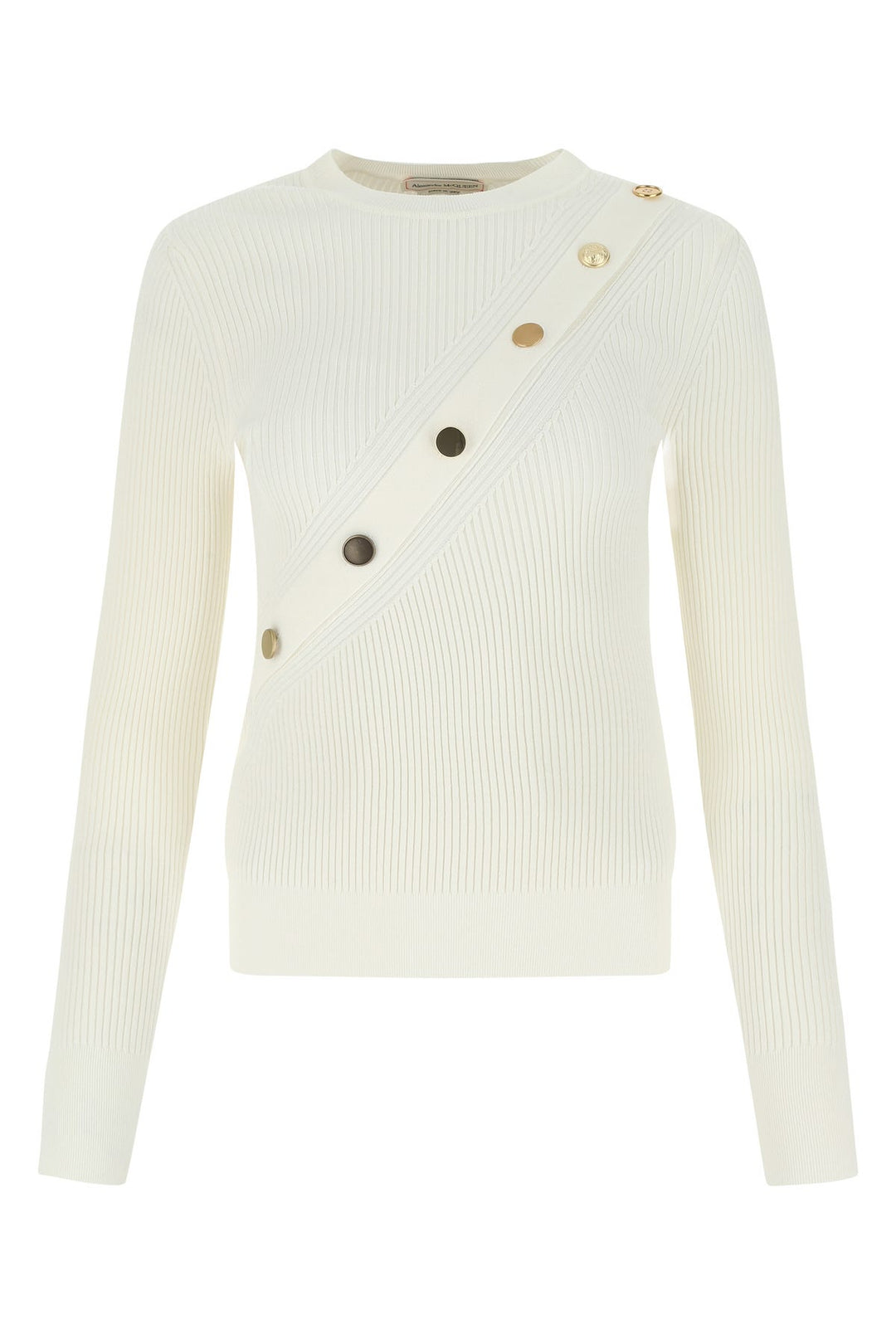 Ivory stretch viscose sweater