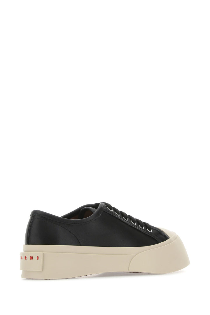 Black leather Pablo sneakers