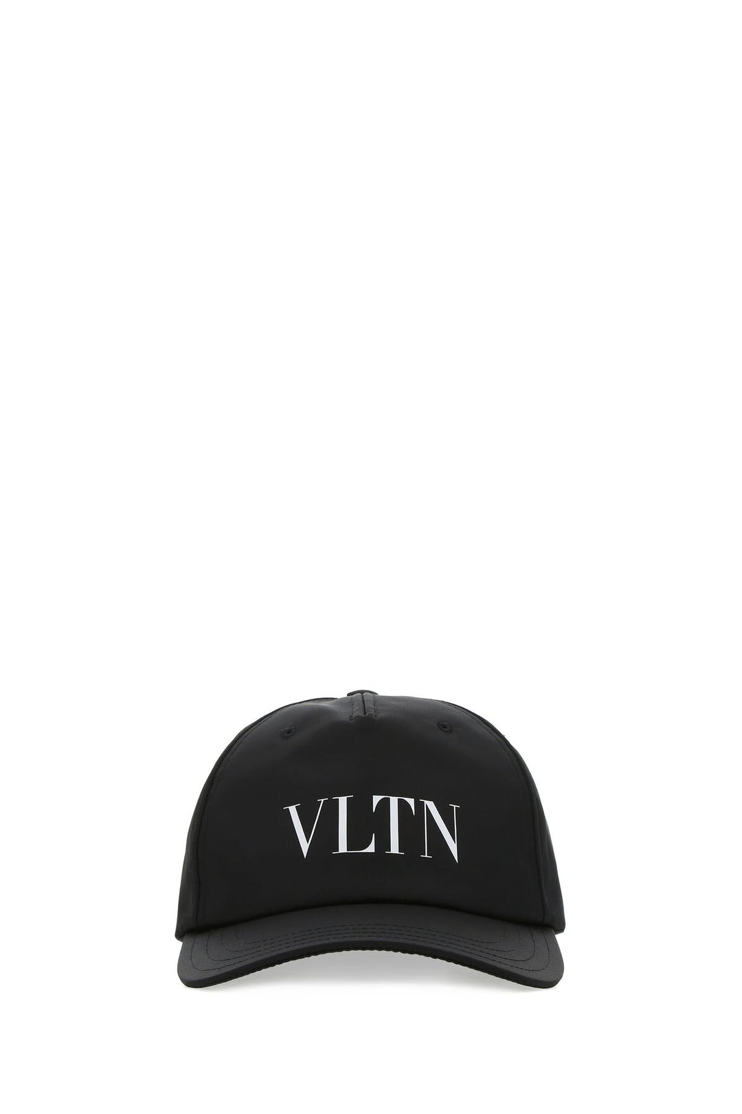 Black nylon baseball cap