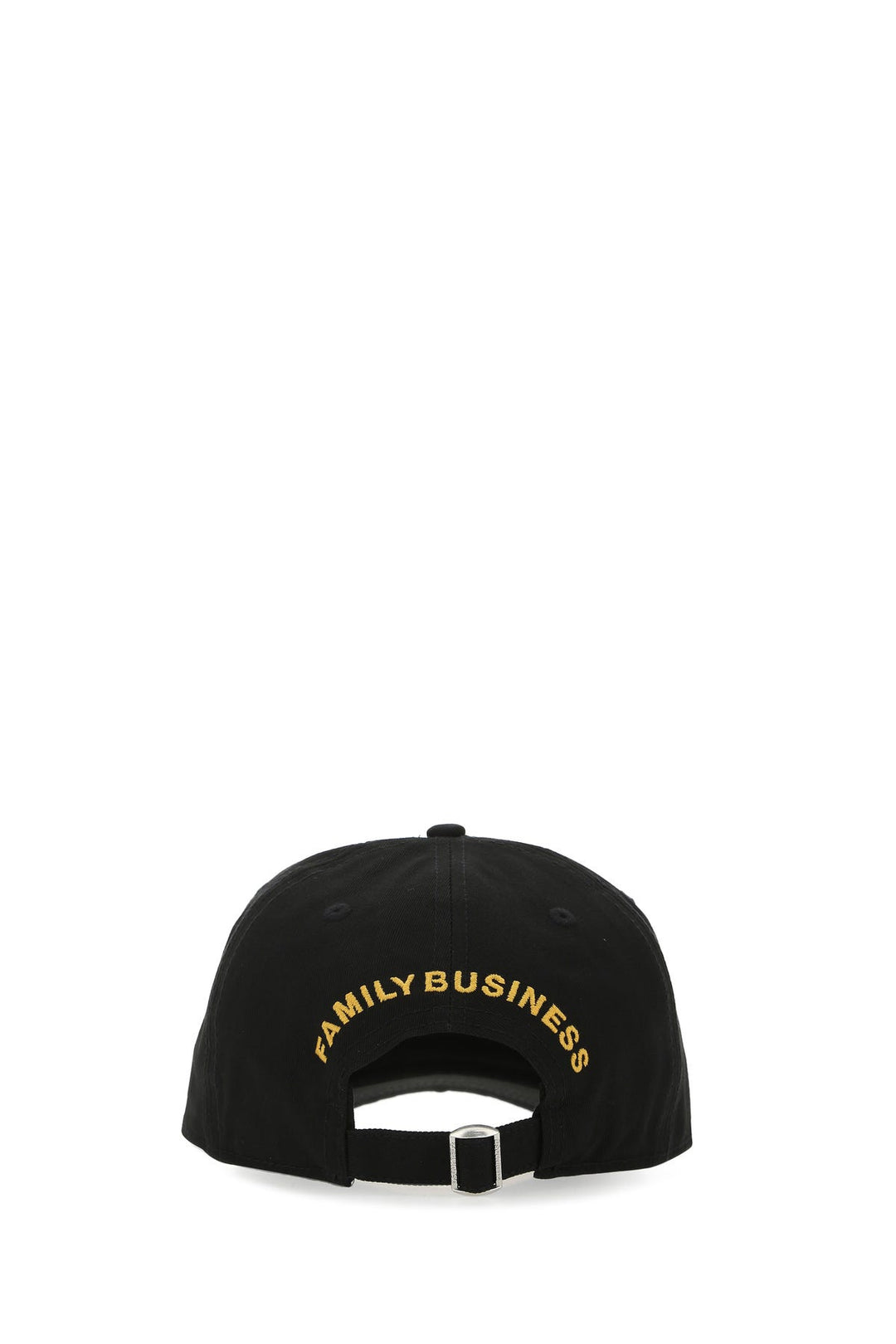 Black cotton baseball cap