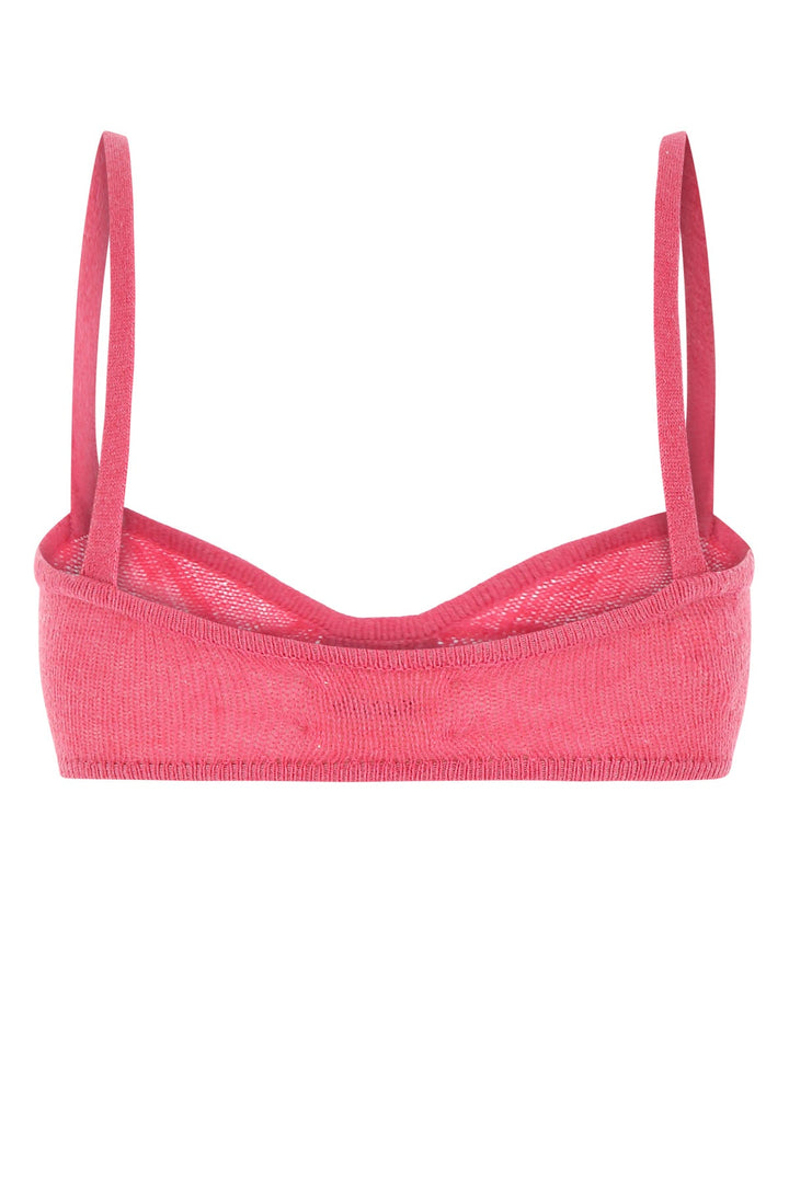 Fuchsia cashmere Eda top