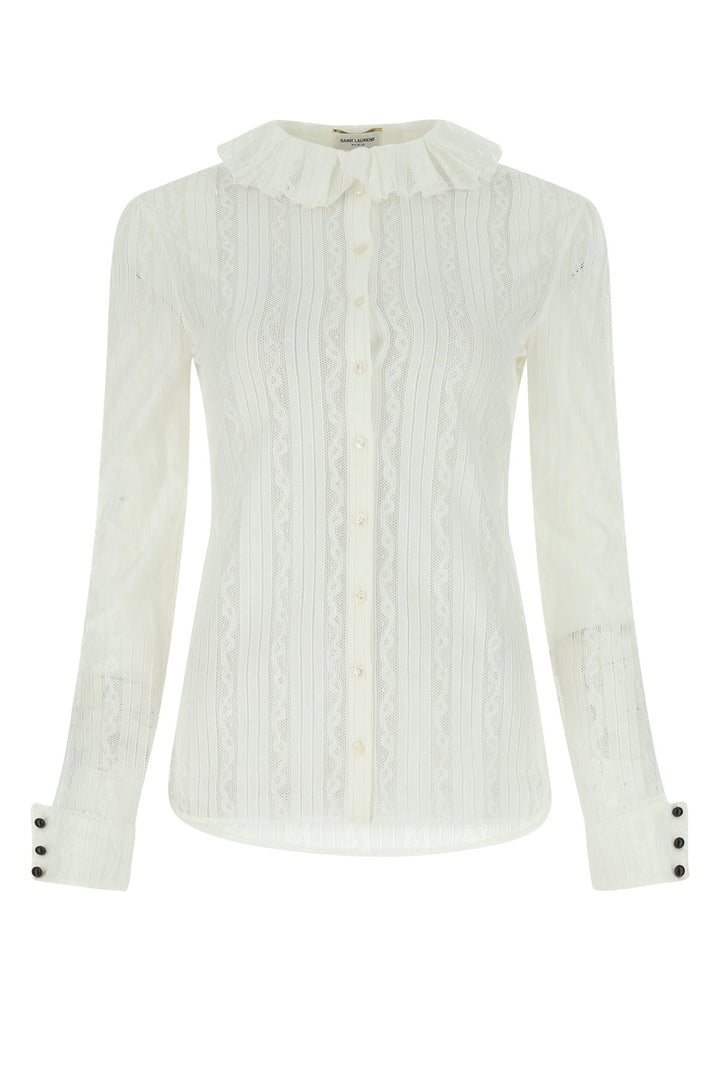 Ivory lace blouse