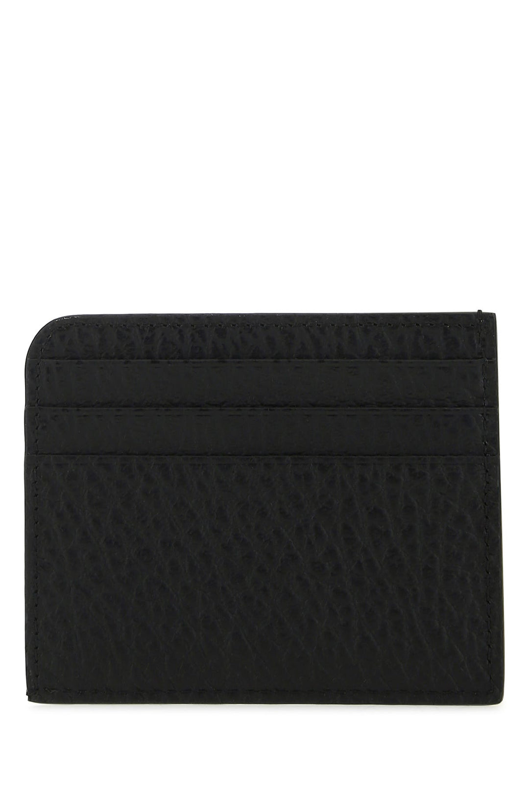 Black lather card holder