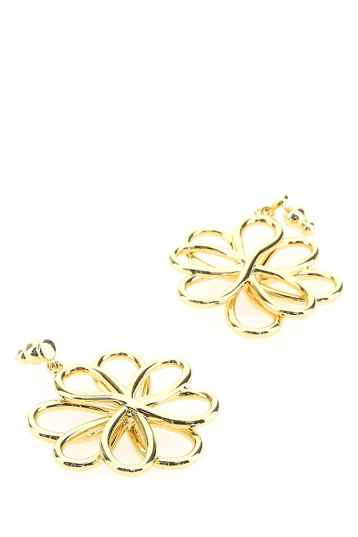 Gold metal Bloom earrings