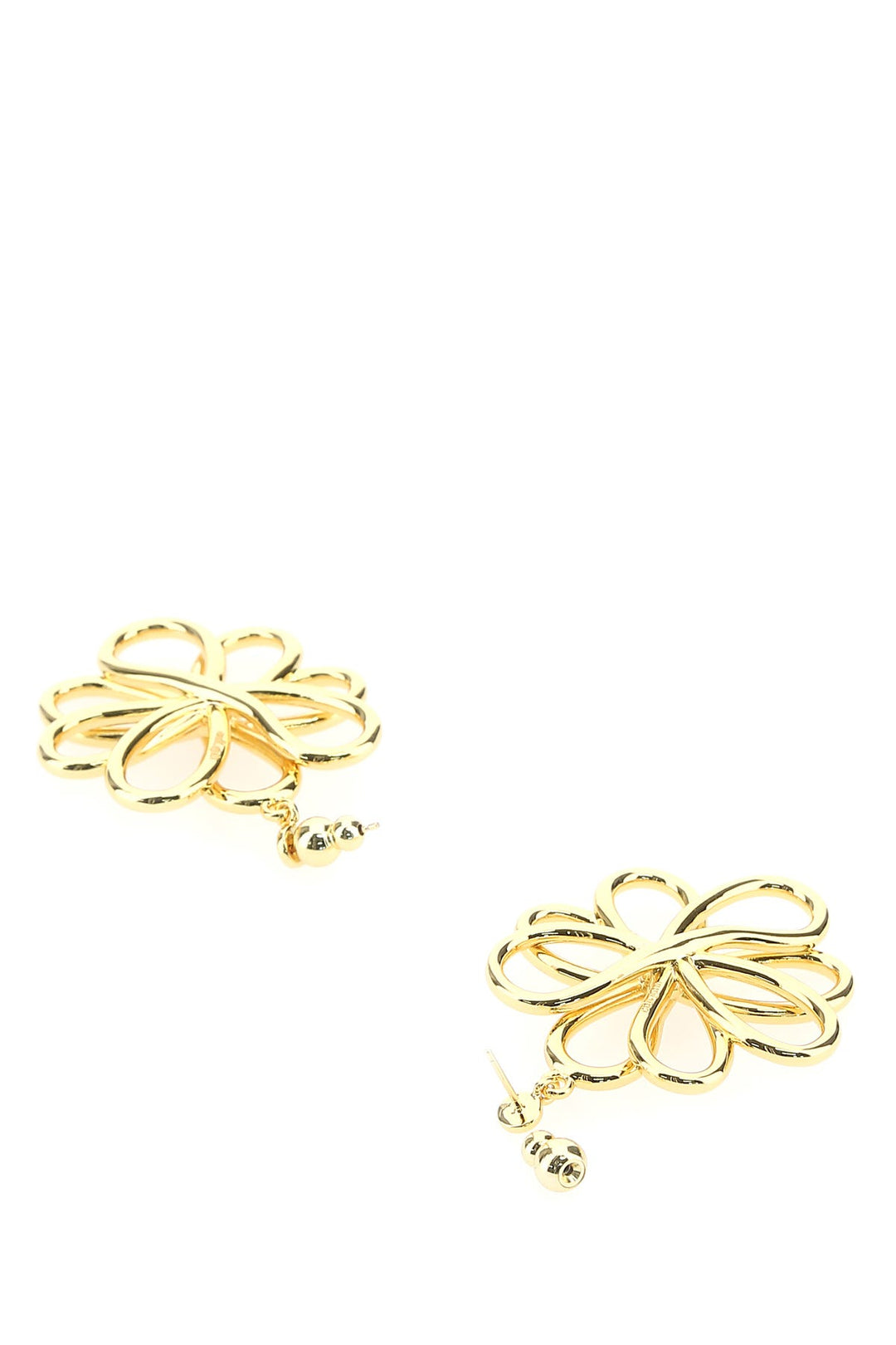 Gold metal Bloom earrings