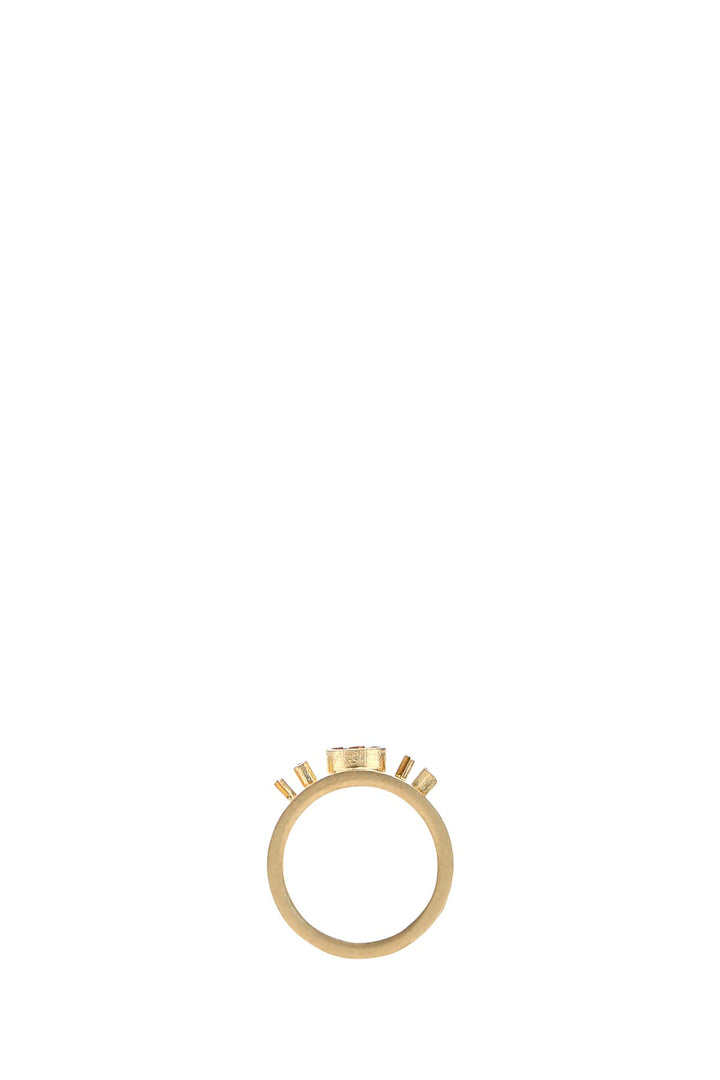 Gold 925 silver ring