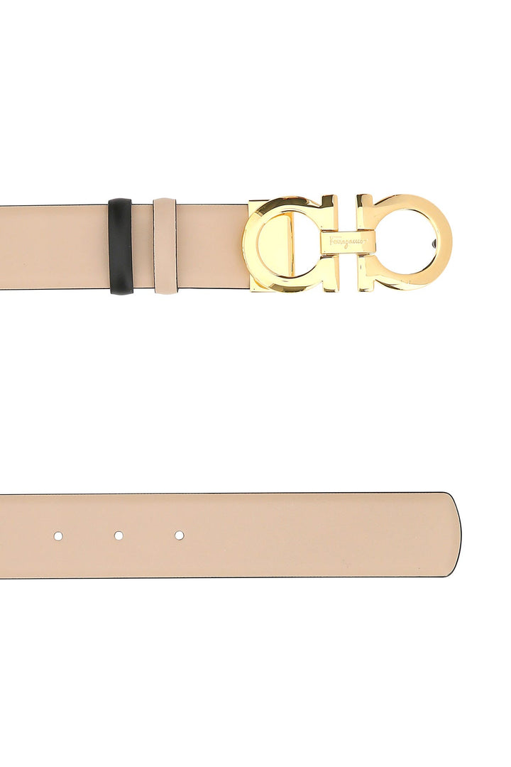 Cappuccino leather belt